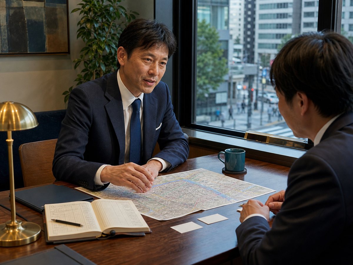 事業承継の進行フローを確認する打ち合わせのイメージ
