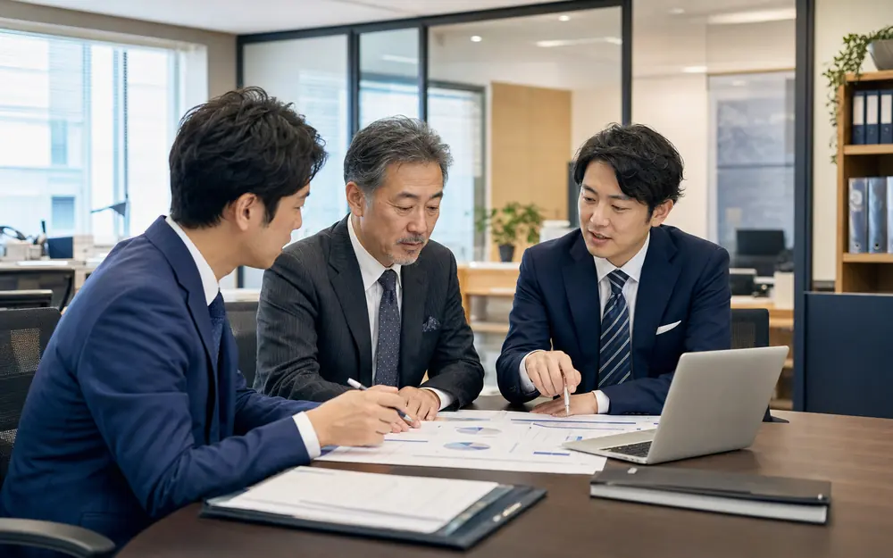 法人サービスの事業承継相談のイメージ